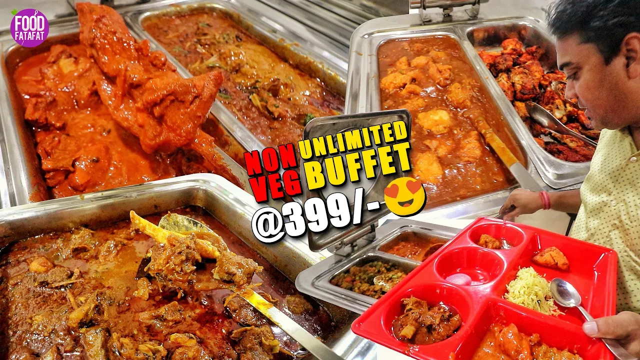 Unlimited Non Veg Buffet @Rs.399/-    The Sizzling Spices   Street Food India