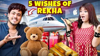 REKHA KI KARI MAINE 5 WISH 🎁POORI 😱🥳 @rekhakhatri1832 @prashantrichofheart  