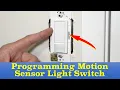 How to Program the Lutron Maestro Motion Sensor Light Switch