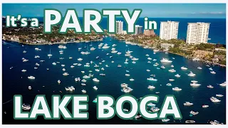 It’s a Party in Lake Boca with the Delos Crew! (Calico Skies Sailing, Ep.90)