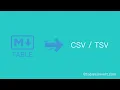 How to Convert Markdown table to online