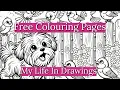 FREE Colouring Pages PDF My Dog Max Becomes Art
