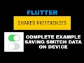 Shared Preferences in Flutter Full Example easyFlutter