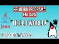 Java Course - Your first Java program Hello World