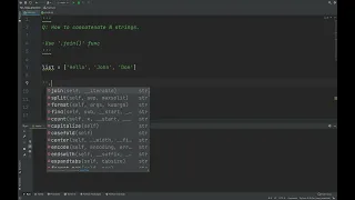 Python tutorial How to concatenate N strings