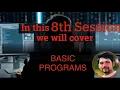 Python Course Basic Programs Session 8 by PyBro