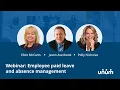 Employee Leave and Absence Management SHRM Webinar