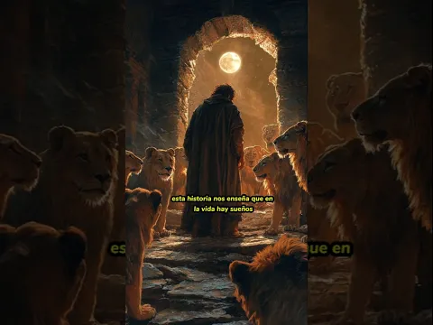 Daniel en el foso de los leones #dios #biblia #shorts #catolico #viral