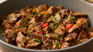 أفضل طريقة لكبدة الدجاج 🌶🤤 لذيذة وعصارية مع الحمص والبابا غنوج 