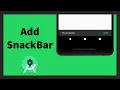 How to Add SnackBar Android Studio