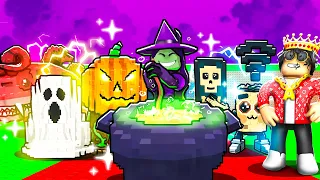 ايش يصير اذا صنعت ١٠٠ شخصية بالساحرة!🧙♀️🎃 Steal A Brainrot
