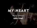 Lagu MY HEART // Melly Goeslaw // KARAOKE GITAR AKUSTIK NADA COWO ( MALE )