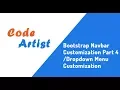 Bootstrap 4 Navbar Customization Part 4 Dropdown Menu Customization
