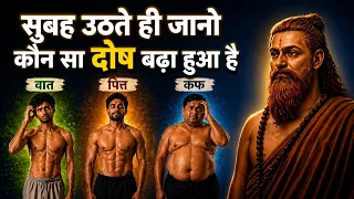 सुबह उठते ही जानो कौन सा दोष बढ़ा हुआ है! vata Pitta Kafa Explained