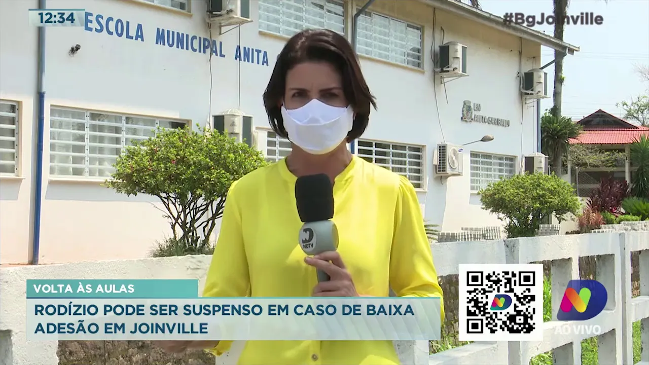 Volta às aulas: Rodízio pode ser suspenso em caso de baixa adesão em Joinville