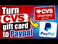 How to Turn a CVS Pharmacy Gift Card Into PayPal Money