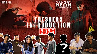 freshers intro video 2025 operation case zero neon cinematics