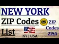 NEW YORK ZIP Code s List USA - United States of America 2154 ZIP Codes in Alphabetical Order