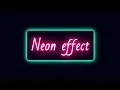 Awesome Neon Hover Effect Using HTML and CSS
