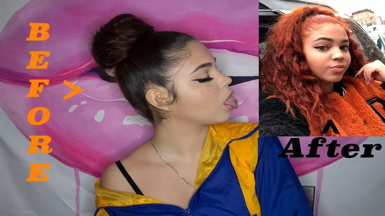 Dyeing my hair Red using LOREAL INTENSE SPICY RED