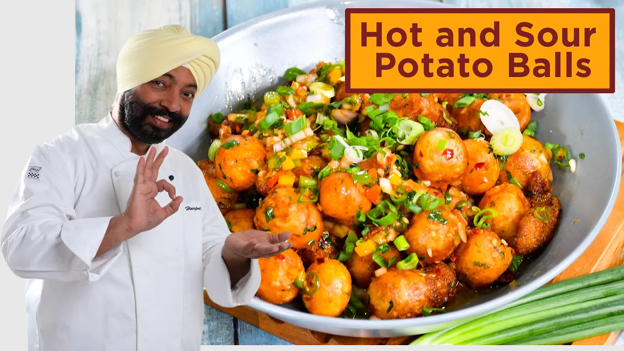 Hot and Sour Potato Balls          Chef Harpal Singh