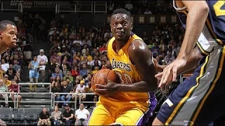 Julius Randle vs Jazz 2016 - 25 Pts 12 Rebs 9-12 FGM