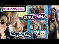WILLIAMSBURG Outlet Shopping Vlog With My Best Friend Saba khan vlog Usa vlog