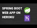 Deploy Spring Boot Web App on Heroku Tutorial