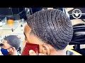 High bald temp fade with 360 waves How To cut hair haircut Transformation