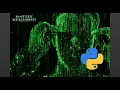 How I code a GREEN RAIN animation MATRIX RELOADED style in PYTHON GUI App Python Fun Project