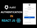 Auth0 Authentication in React JS using 0Auth2 in Hindi Authentication in React JS