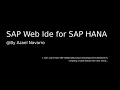 SAP HANA 1 Create table