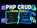 Build a Complete PHP CRUD App with Login System - From Zero to Pro Part-1