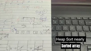 Heap Sort nearly sorted array Data Structure Algorithm
