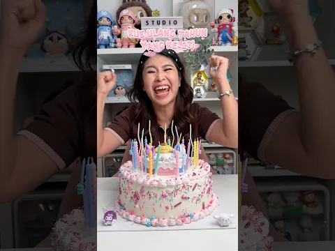 HASIL HIAS KUE ULANG TAHUN SANRIO! 🥳🎂