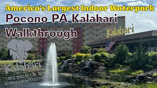 Kalahari Resort Indoor Waterpark Pocono Pennsylvania - Walkthrough Review