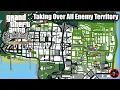 Taking Over All Enemy Territory - Grand Theft Auto San Andreas Definitive Edition