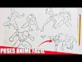 HOW TO DRAW ANIME POSES DRAW ANY POSE
