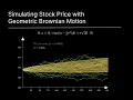 Simulating Stocks with Geometric Brownian Motion