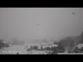 Winter Storm Izzy Unloads On Candler NC Dropping Over A Foot Of Snow Time-lapse