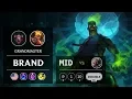 Brand Mid vs Zed - NA Grandmaster Patch 10 2