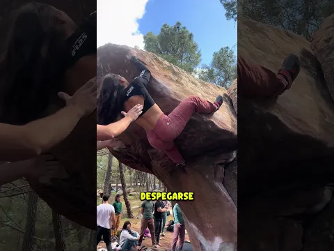 Nadie creia que ella podia trepar esta pared pero el final sorprendio a todos 😱💥