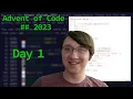 Advent of Code 2023 Day 1 Solve