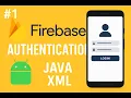 Firebase Authentication in Android Studio Java XML Full Tutorial