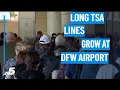 Shutdown impacts grow as TSA lines stretch at DFW Airport NBCDFW