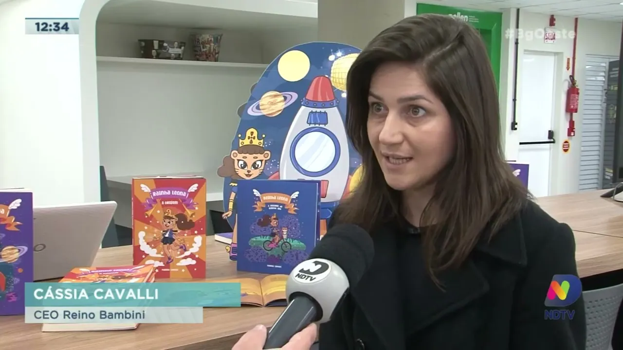 A Super-Heroína do Oeste catarinense saiu dos livros e virou animação