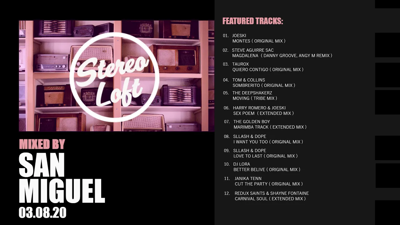 Stereo Loft mixed by San Miguel 03.O8.20 [ Techouse Mix ]