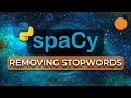 Spacy - Removing Stopwords