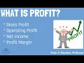 What is Profit Gross Profit Operating Profit Net Income From A Business Professor