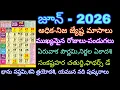 June 2026 telugu calendar June 2026 festivals Important days in June 2026 June 2026 good days